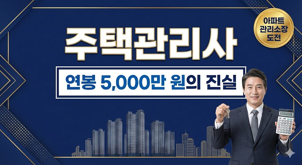 2025년 주택관리사 연봉 현실 및 아파트 관리소장 전망